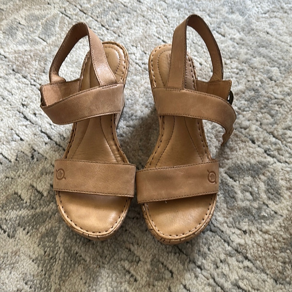 COPY - Born tan wedges
